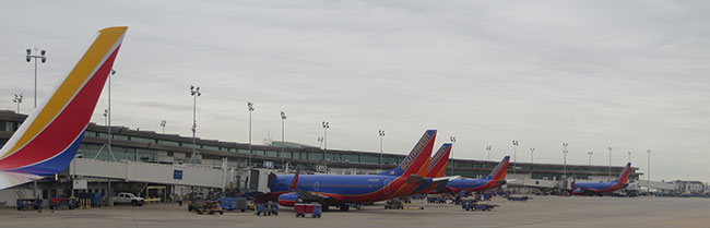 houston hobby airport runway lights